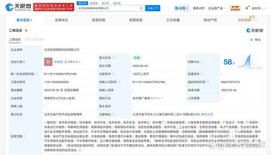 为孙世伟,注册资本100万人民币,经营范围含数字技术服务